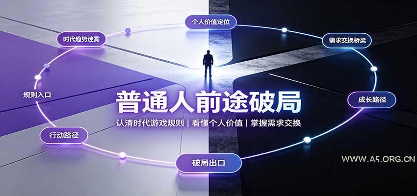 普通人前途破局：认清时代游戏规则，看懂个人价值，掌握需求交换 - 小红泡
