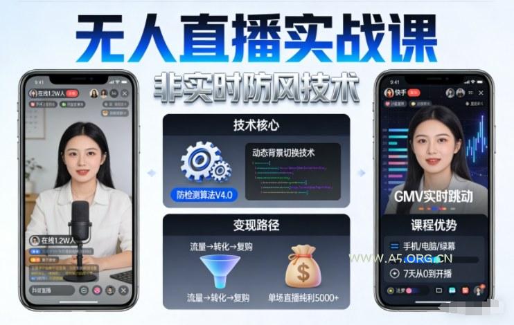 宝子哥无人直播实战课,非实时防风技术,聚焦抖音快手等平台直播带货,轻松开启直播变现之路(更新260913) - 小红泡 宝子哥无人直播实战课,非实时防风技术,聚焦抖音快手等平台直播带货,轻松开启直播变现之路(更新260913)