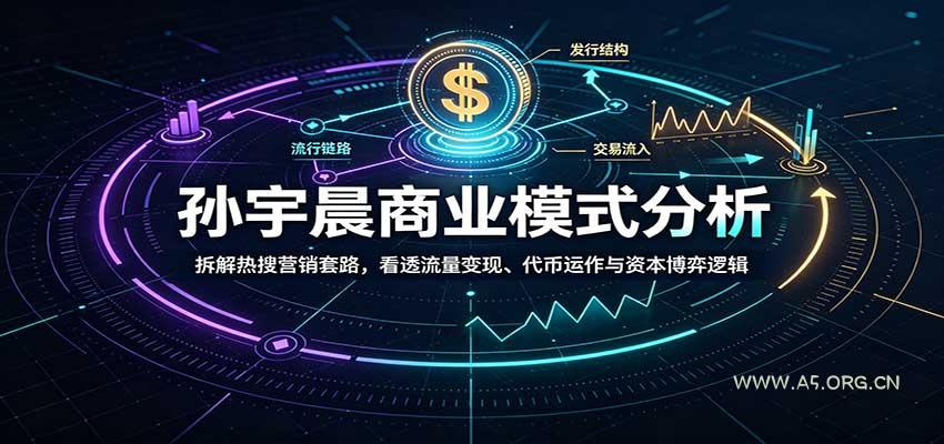 孙宇晨商业模式分析：拆解热搜营销套路，看透流量变现、代币运作与资本博弈逻辑 - 小红泡