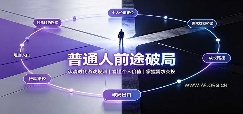 普通人前途破局：认清时代游戏规则，掌握需求交换，看懂个人价值！ - 小红泡