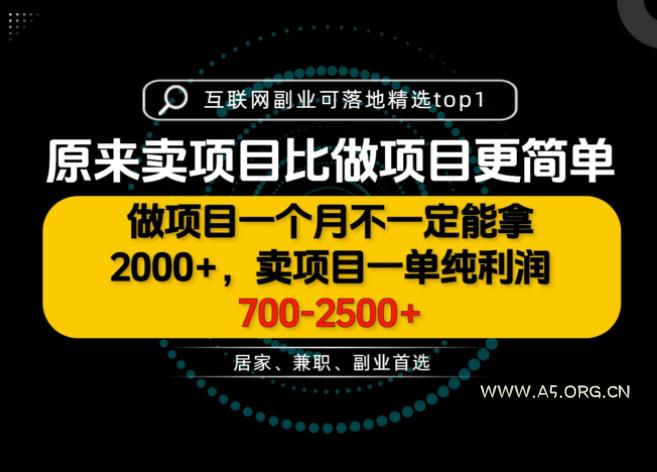 一单利润700-2.5K+,为什么我们要卖项目而不是做项目,我们普通人应该怎样开始?【揭秘】 - 小红泡 一单利润700-2.5K+,为什么我们要卖项目而不是做项目,我们普通人应该怎样开始?【揭秘】