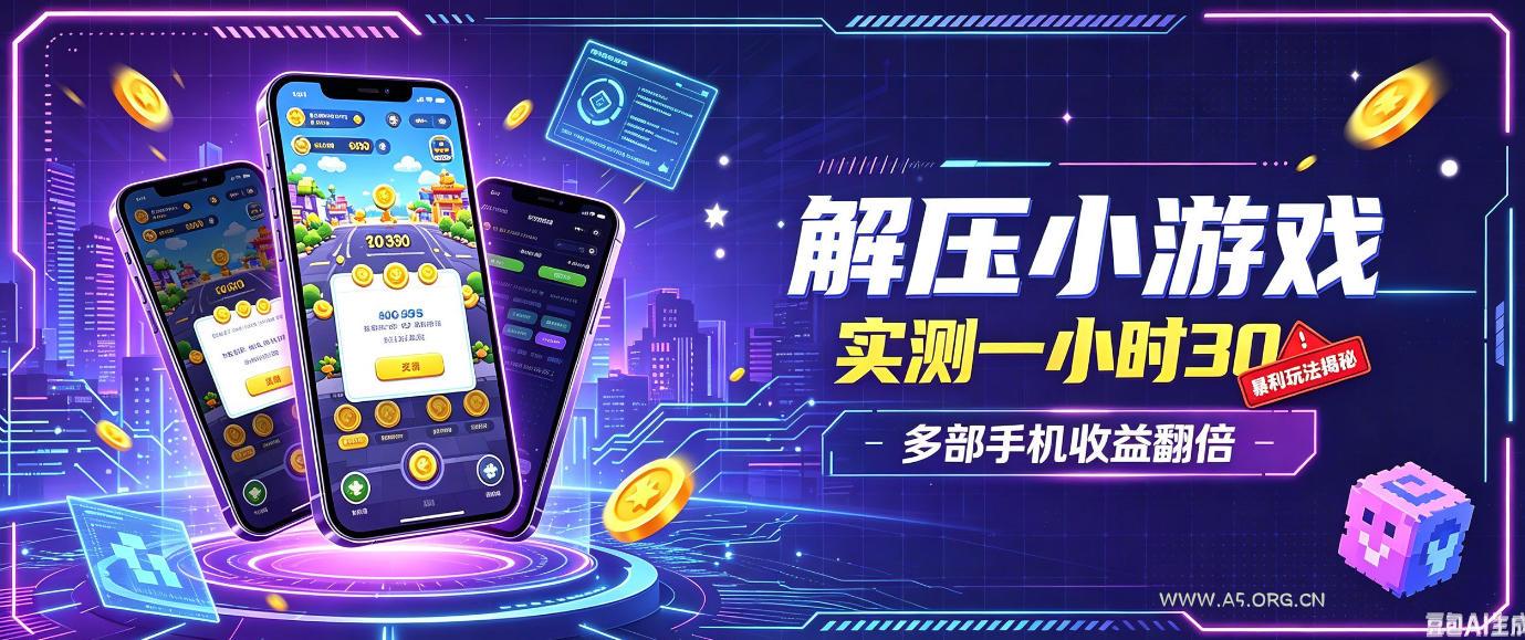 小游戏全流程玩法,实测一小时搞30,简单无脑解压,当天做当天就能看到进账,直接冲就行【揭秘】 - 小红泡 小游戏全流程玩法,实测一小时搞30,简单无脑解压,当天做当天就能看到进账,直接冲就行【揭秘】