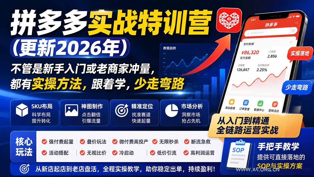 拼多多实战特训营(更新0917 - 小红泡