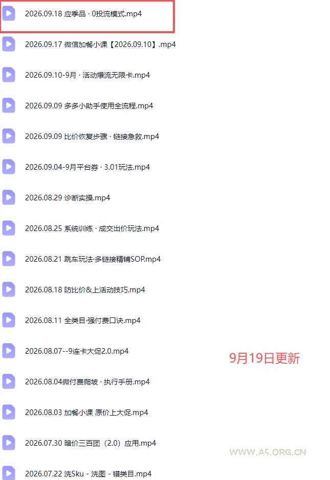 拼多多实战特训营(更新0920 - 小红泡