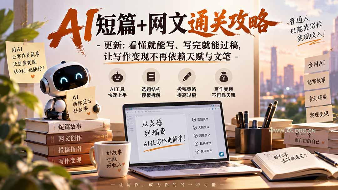 AI短篇+网文通关攻略-更新0921:看懂就能写、写完就能过稿,让写作变现不再依赖天赋与文笔 - 小红泡 AI短篇+网文通关攻略-更新0921:看懂就能写、写完就能过稿,让写作变现不再依赖天赋与文笔 - 小红泡