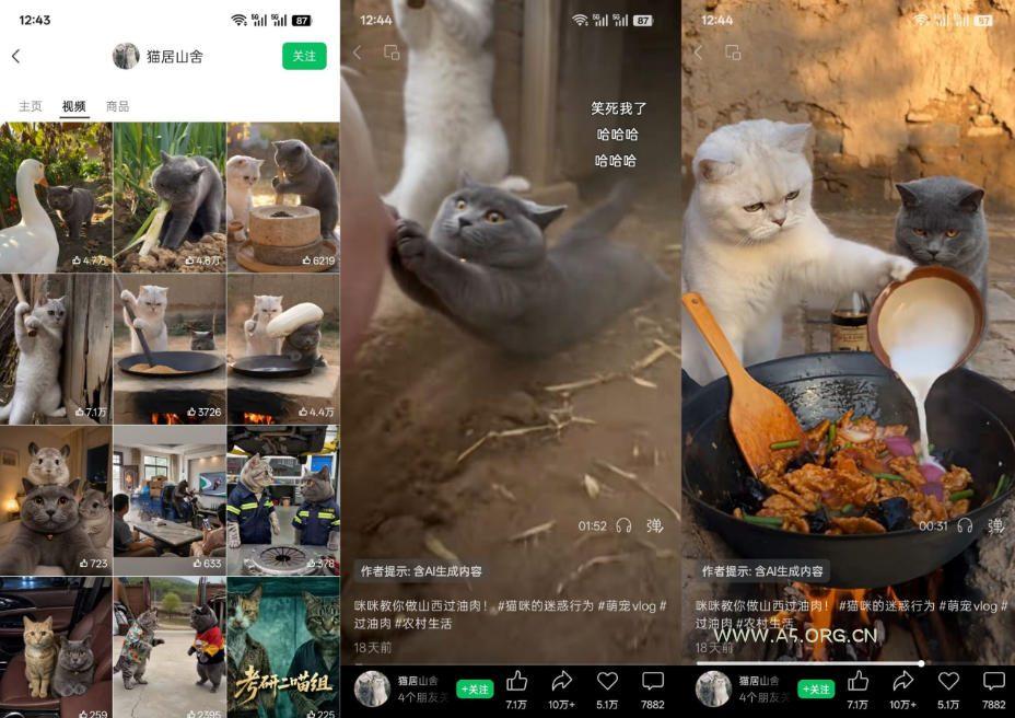 猫咪慢生活短视频教学,AI搞笑萌宠赛道,视频号分成+精选独家+伙伴计划+商单收徒等多种变现方式 - 小红泡 猫咪慢生活短视频教学,AI搞笑萌宠赛道,视频号分成+精选独家+伙伴计划+商单收徒等多种变现方式
