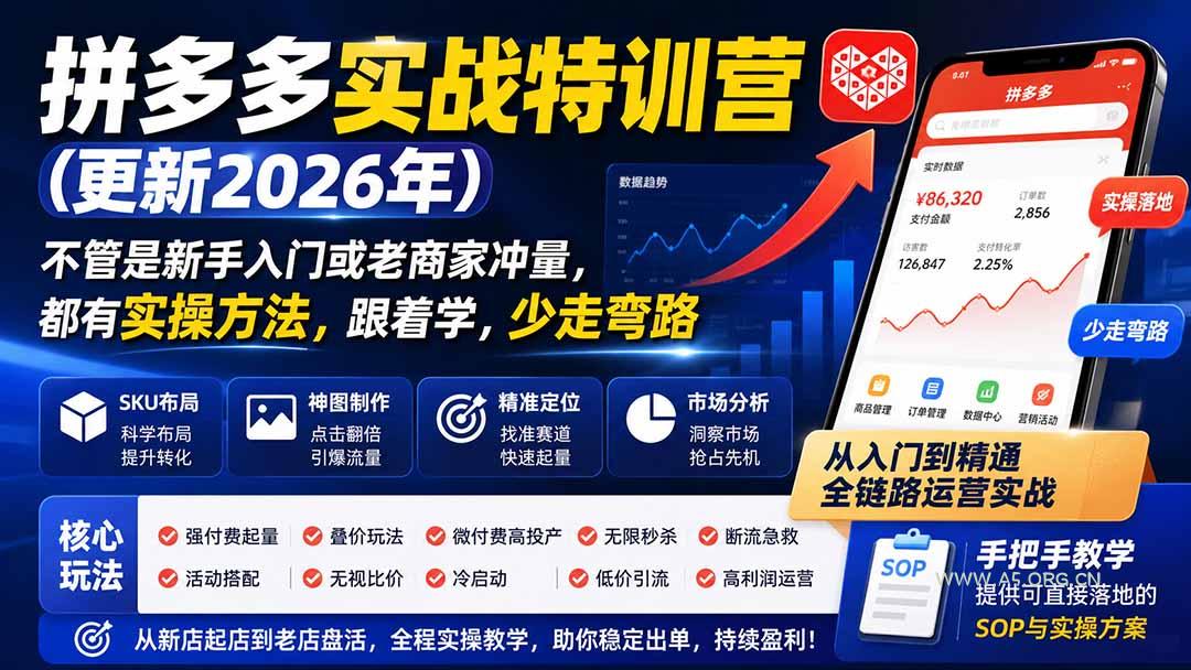 拼多多实战特训营(更新0926 - 小红泡