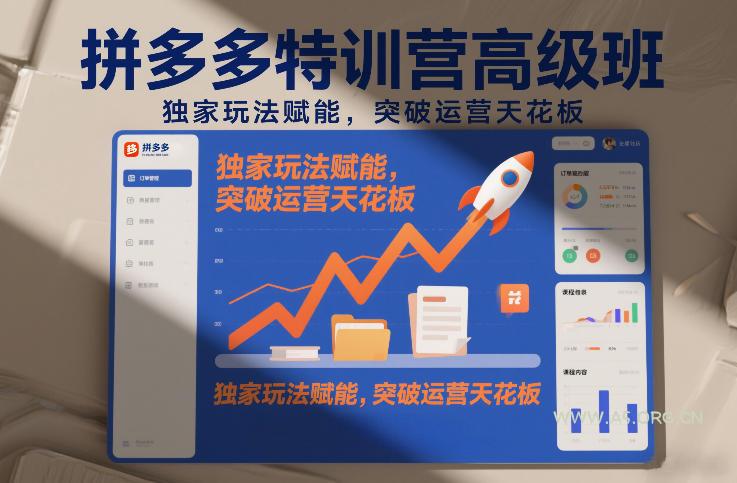 拼多多特训营高阶班，独家玩法赋能，突破运营天花板（更新260925）