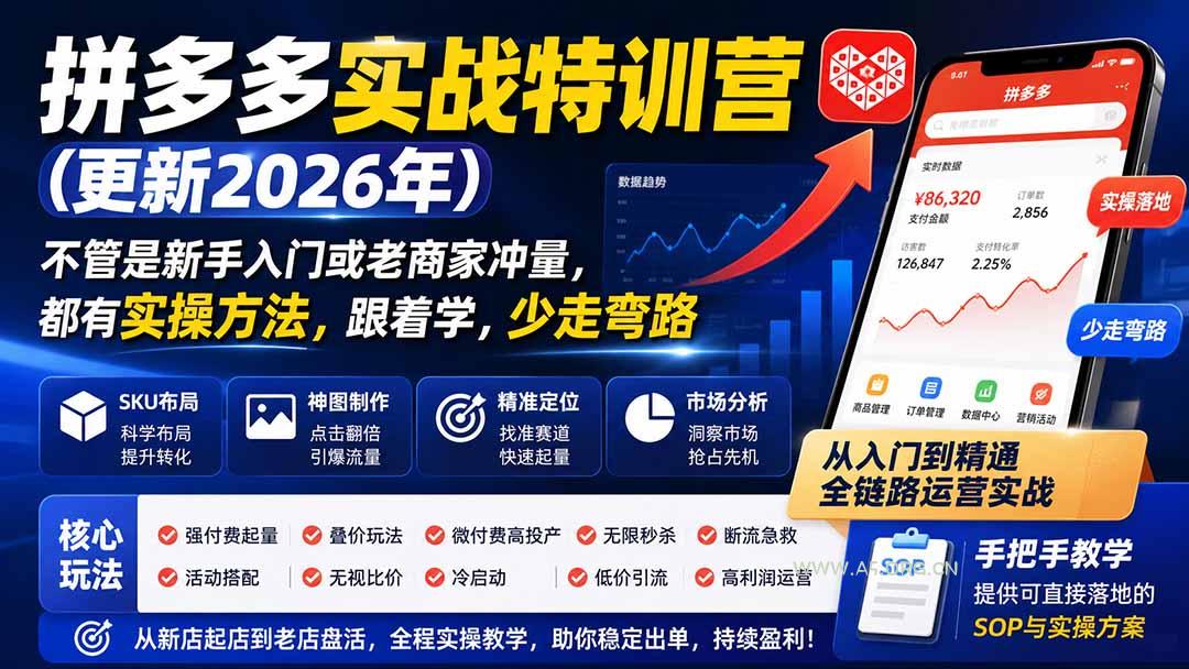 拼多多实战特训营(更新0926 - 小红泡