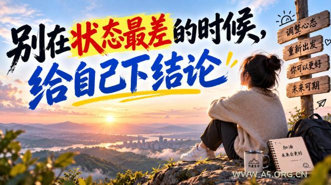某公众号付费文章:别在状态最差的时候,给自己下结论 - 小红泡 某公众号付费文章:别在状态最差的时候,给自己下结论