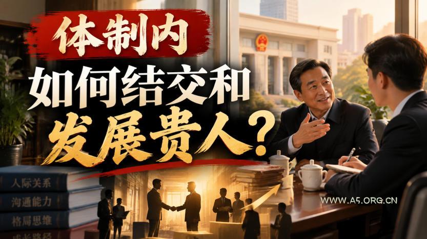 某公众号付费文章：体制内，如何结交和发展贵人?