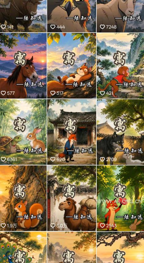 抖音某博主的AI寓言故事动画教学,涵盖封面设计、AI动画生成、工具、低成本薅羊毛生成,轻松入局蓝海赛道变现 - 小红泡 抖音某博主的AI寓言故事动画教学,涵盖封面设计、AI动画生成、工具、低成本薅羊毛生成,轻松入局蓝海赛道变现