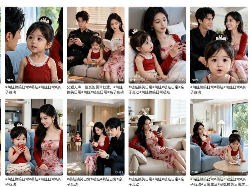 1小时学会AI亲子搞笑短剧制作：爆款账号拆解+剧情脚本+人物互动+拍摄剪辑，跑通涨粉带货完整链路 - 小红泡