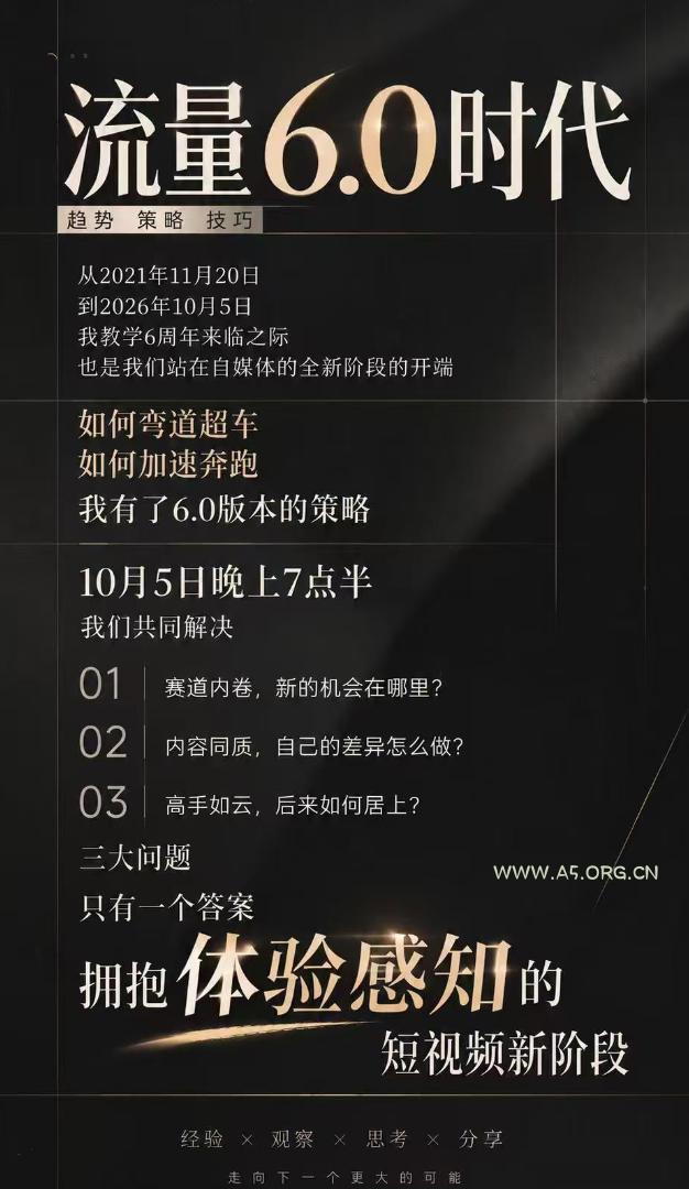 流量6.0时代直播课2026年10月,流量6.0时代的趋势、策略、技巧,2027年前,你的IP能否做起来,本场直播就是你的转折点 - 小红泡 流量6.0时代直播课2026年10月,流量6.0时代的趋势、策略、技巧,2027年前,你的IP能否做起来,本场直播就是你的转折点