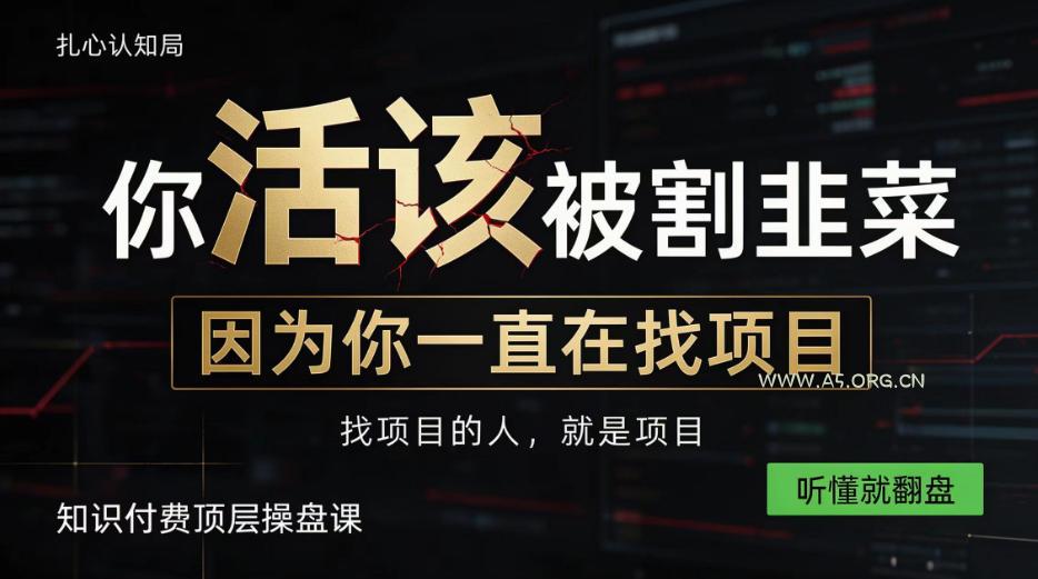 做项目不如卖项目,做知识付费自己当老板,知识付费顶层操盘课,听懂就翻盘【揭秘】 - 小红泡 做项目不如卖项目,做知识付费自己当老板,知识付费顶层操盘课,听懂就翻盘【揭秘】