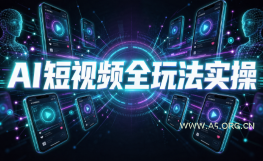 AI短视频全玩法实操(剪辑+带货+数字人+漫剧+短剧) - 小红泡 AI短视频全玩法实操(剪辑+带货+数字人+漫剧+短剧) - 小红泡