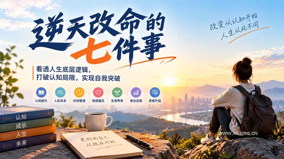 付费文章：逆天改命的七件事，看透人生底层逻辑，打破认知局限，实现自我突破 - 小红泡