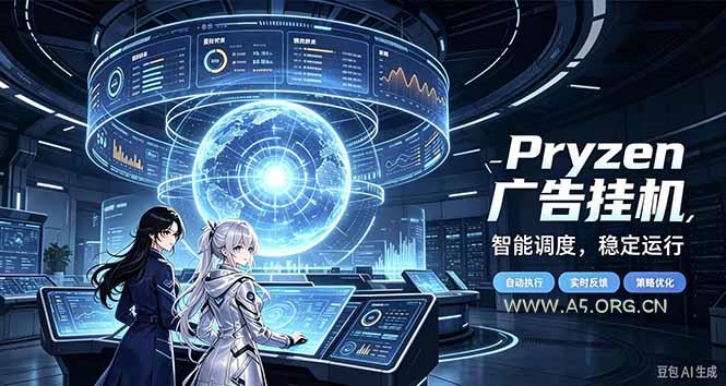 Pryzen广告全自动挂机给自己一个交代，门槛低，零基础小白也可以快速上手 - 小红泡
