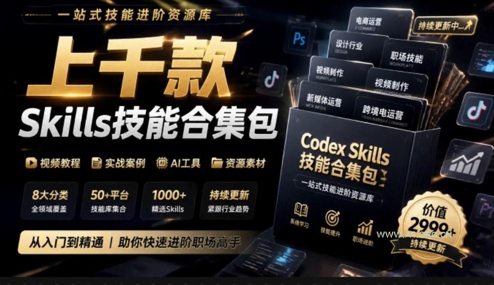 真值得收藏了,这次!上千款AI Skills技能直接被人打包好了,给AI工具备下了一整间技能商店 - 小红泡 真值得收藏了,这次!上千款AI Skills技能直接被人打包好了,给AI工具备下了一整间技能商店