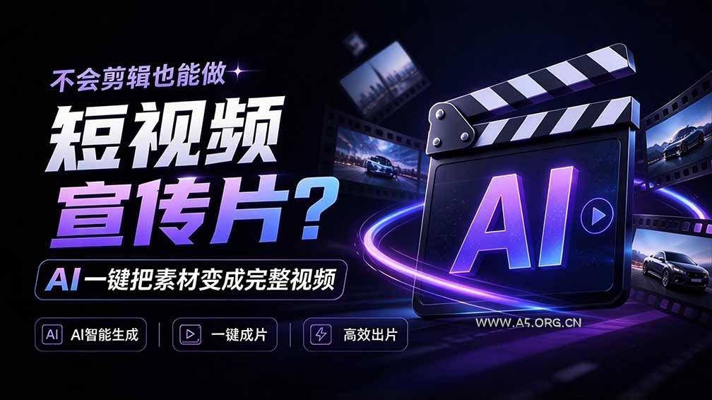 我跪下来了！不会剪辑也能做短视频宣传片？ AI 一键把素材变成完整视频，真是神奇，OpenFilm 超省事 - 小红泡