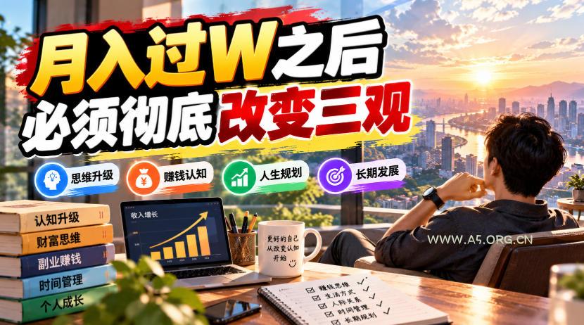 某公众号付费文章:月入过W之后,必须彻底改变三观 - 小红泡 某公众号付费文章:月入过W之后,必须彻底改变三观