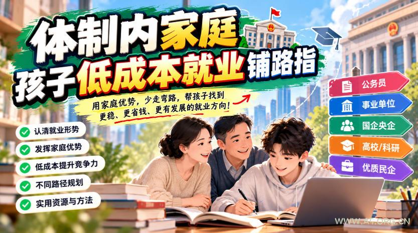 某公众号付费文章:体制内家庭,孩子低成本就业铺路指 - 小红泡 某公众号付费文章:体制内家庭,孩子低成本就业铺路指