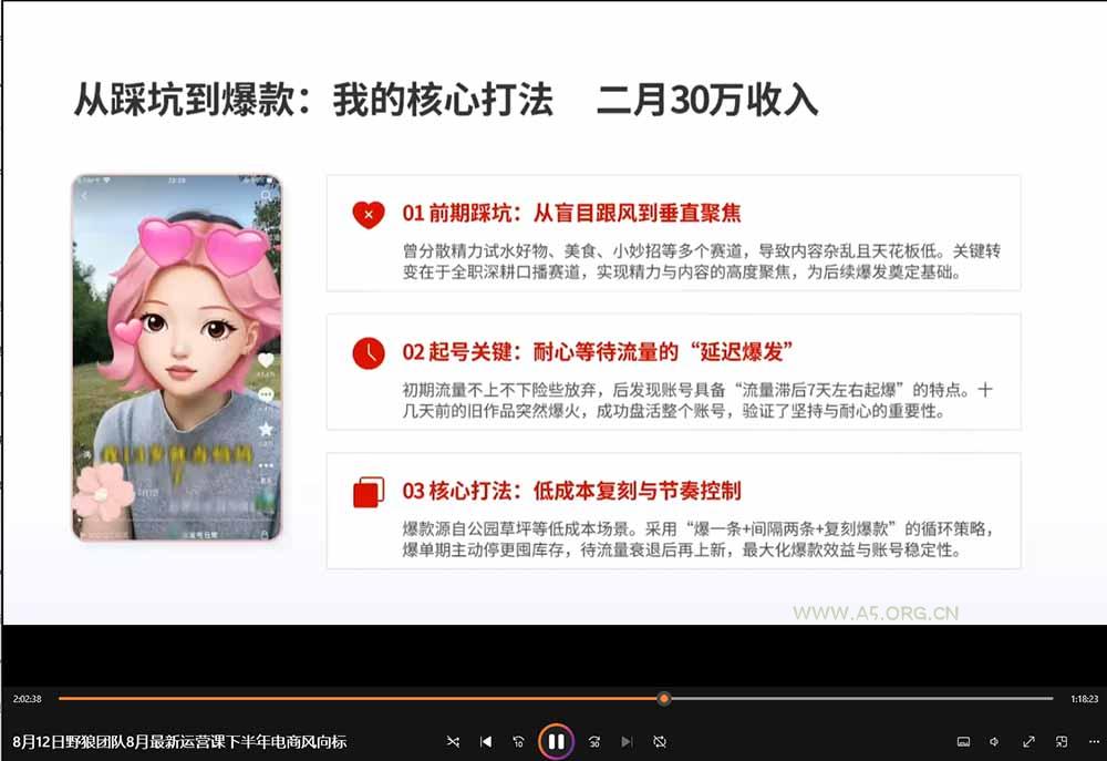 2026新版AI短视频带货实战课-更新10月30：抖音+快手+视频号三大平台，系统掌握AI内容与电商运营玩法 - 小红泡