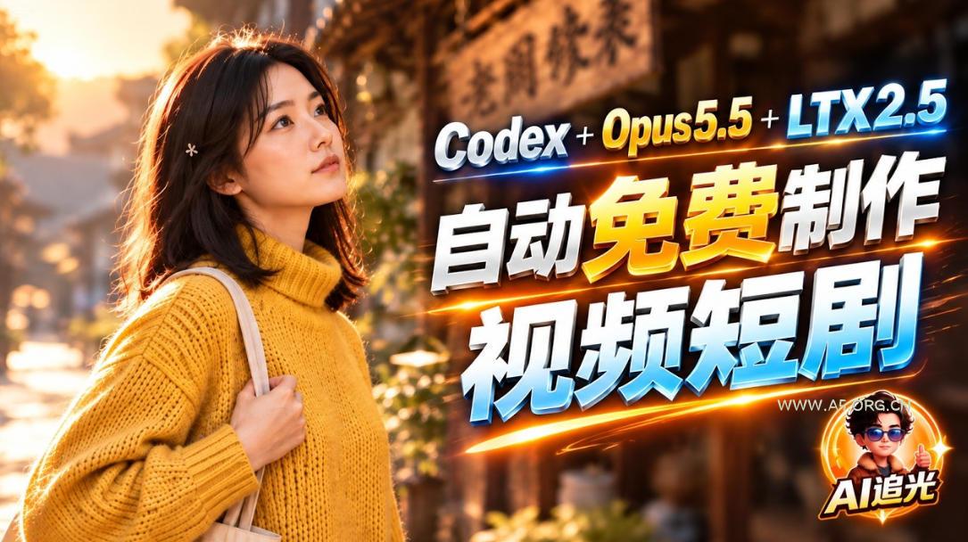 【无水印】Codex出图+免费LTX-2.5生成视频,Claude Opus 5.5全自动剪出1分钟情感短剧《停了的表》 - 小红泡 【无水印】Codex出图+免费LTX-2.5生成视频,Claude Opus 5.5全自动剪出1分钟情感短剧《停了的表》
